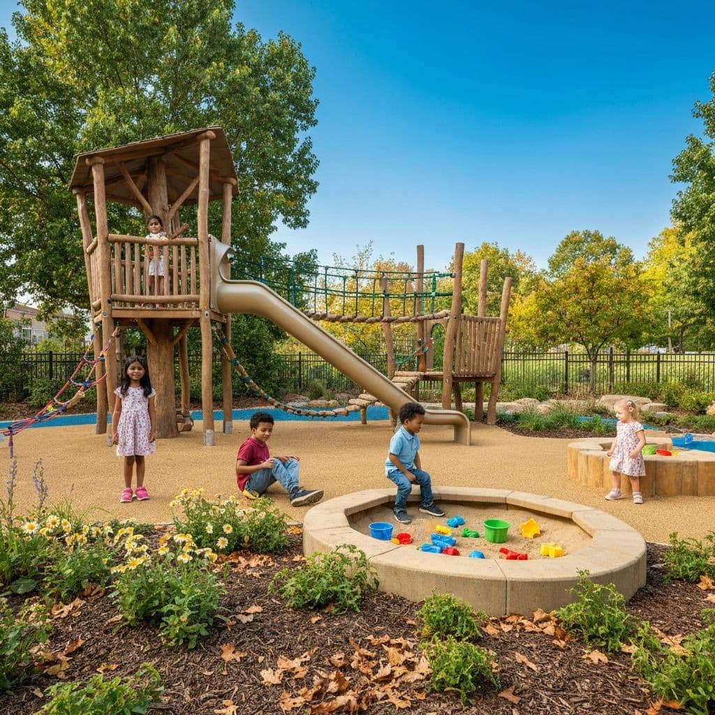 Children playing outdoors