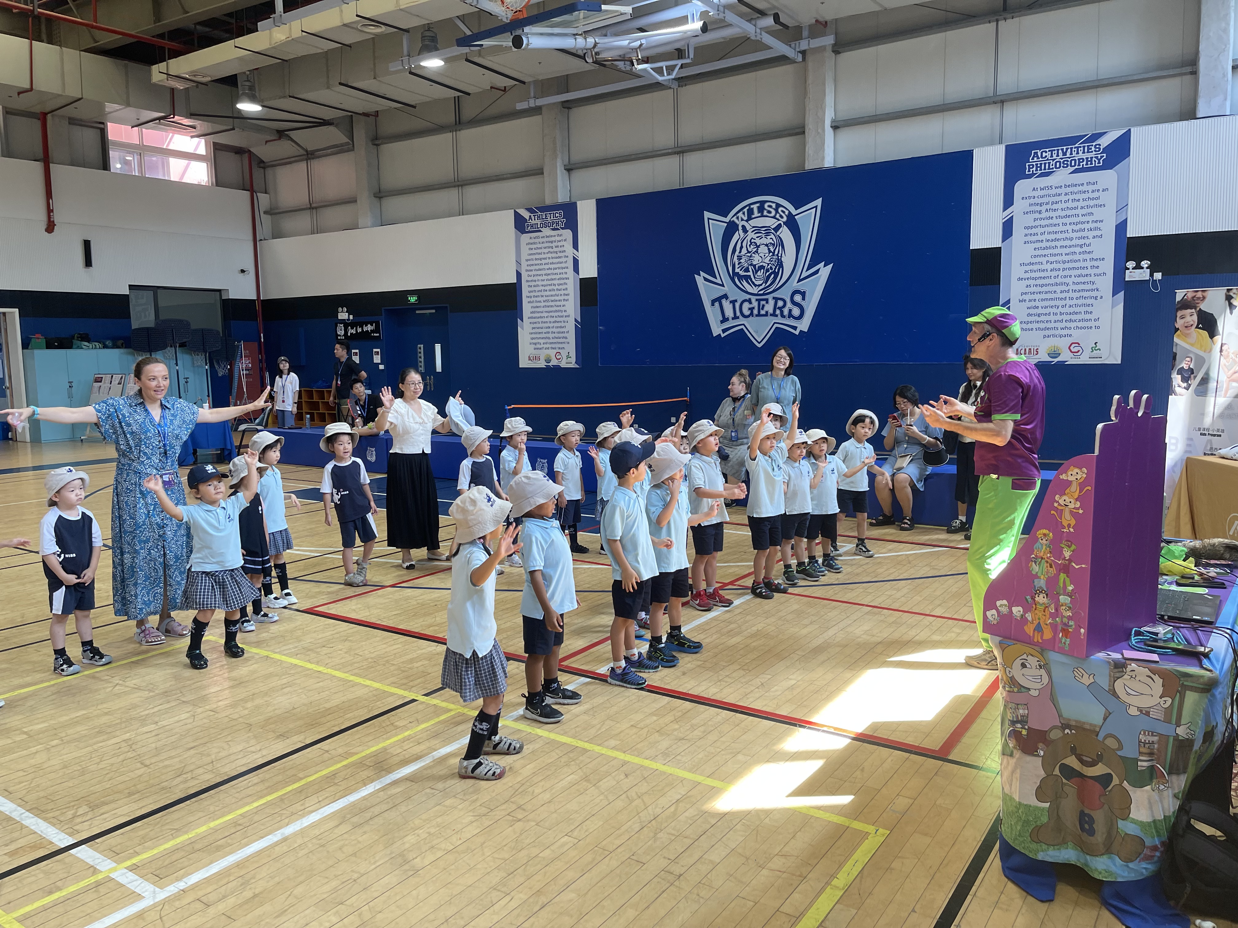 WISS students at a Friday afternoon activity